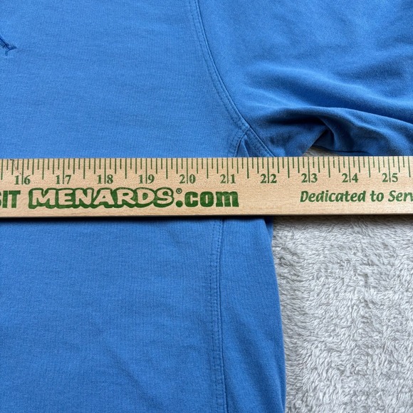 Tommy Bahama Sweater Mens Large Blue Chunky Knit Casual Outdoor Walks 1/4 Zip - Picture 6 of 8